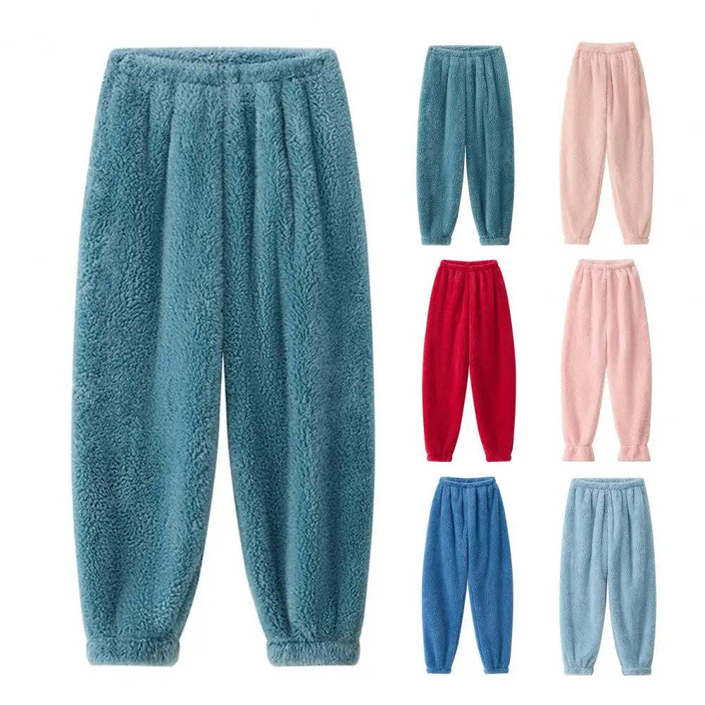 Pantalones de pijama holgados para el hogar