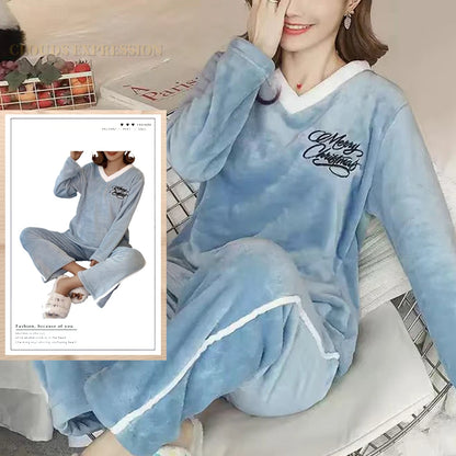 Conjuntos de pijamas de terciopelo con estampado de lunares