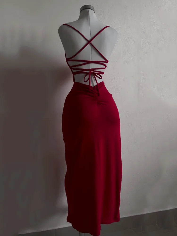 Vestido elegante de moda para mujer,