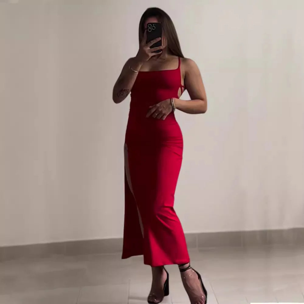 Vestido elegante de moda para mujer,