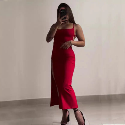 Vestido elegante de moda para mujer,