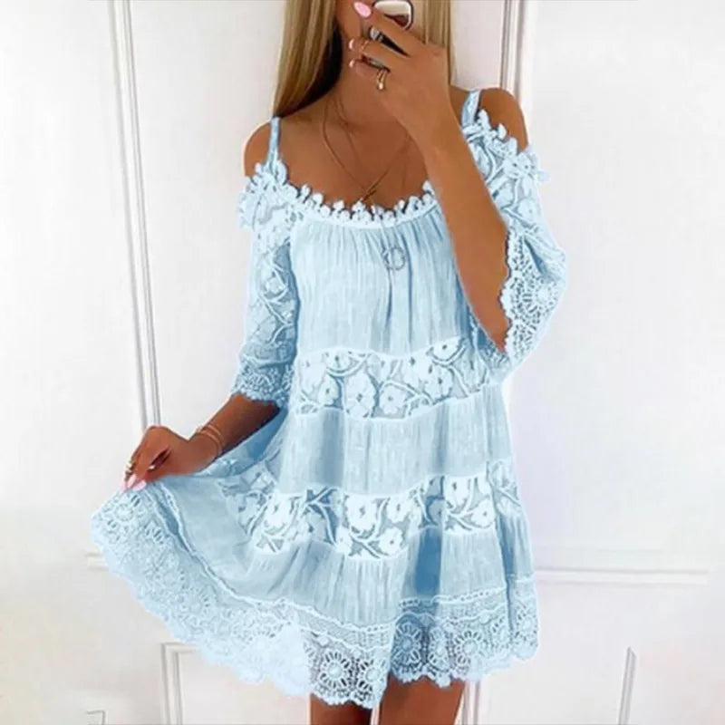 Vestido camisola sin espalda para mujer