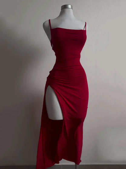 Vestido elegante de moda para mujer,