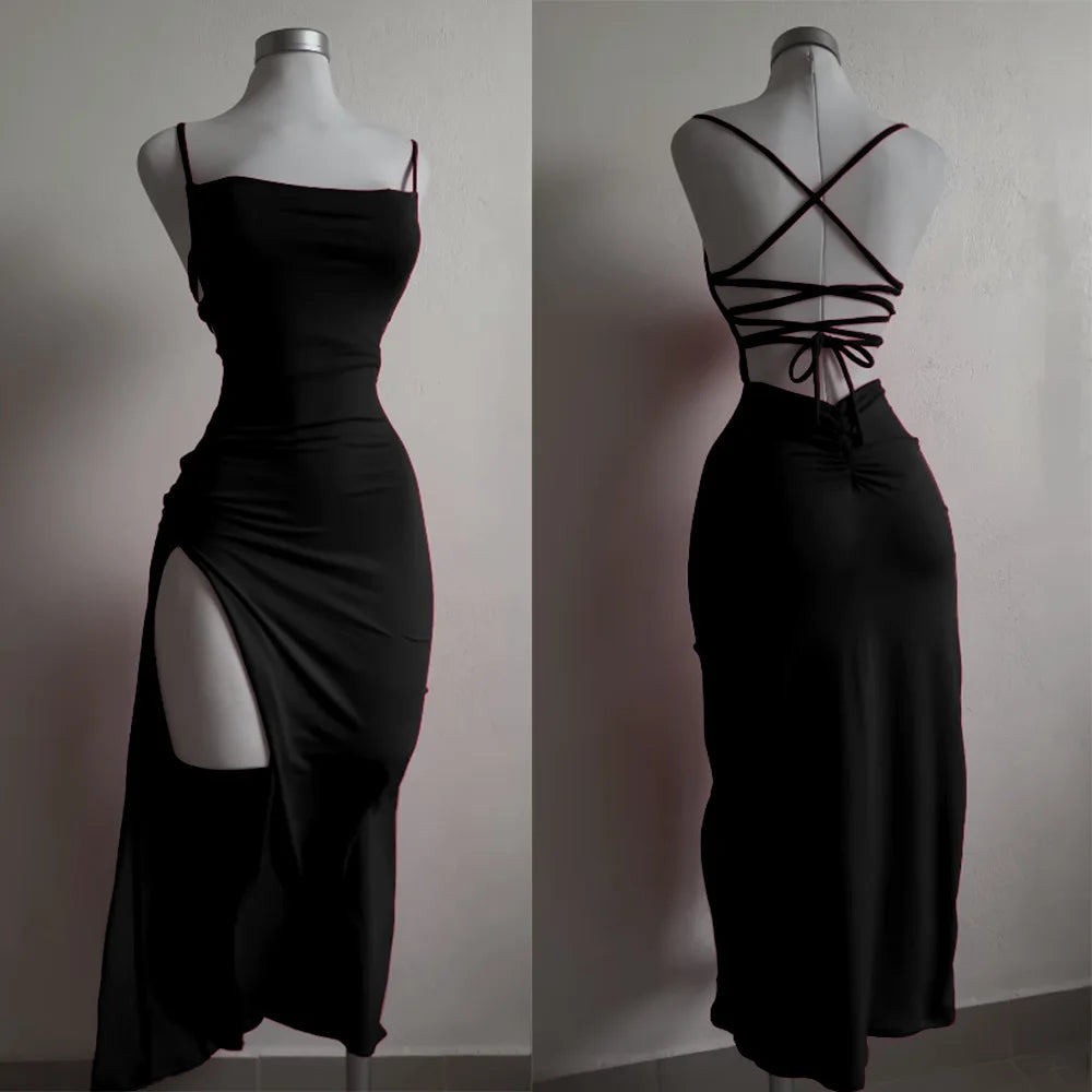 Vestido elegante de moda para mujer,