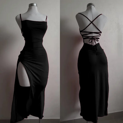 Vestido elegante de moda para mujer,