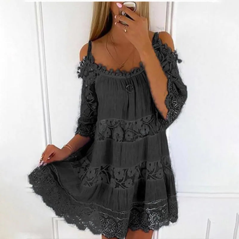Vestido camisola sin espalda para mujer