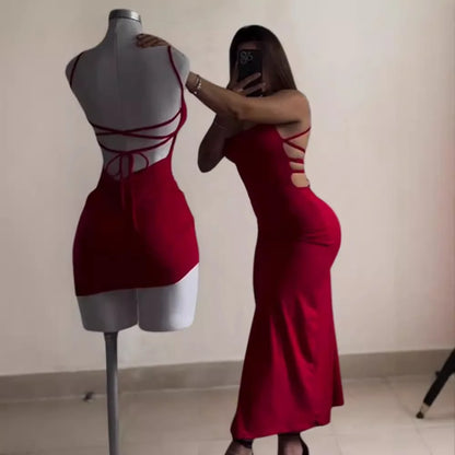 Vestido elegante de moda para mujer,
