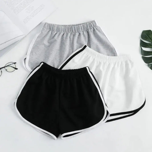 Pantalones cortos deportivos holgados para mujer,