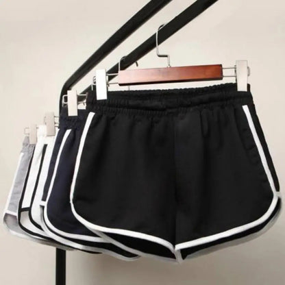 Pantalones cortos deportivos holgados para mujer,
