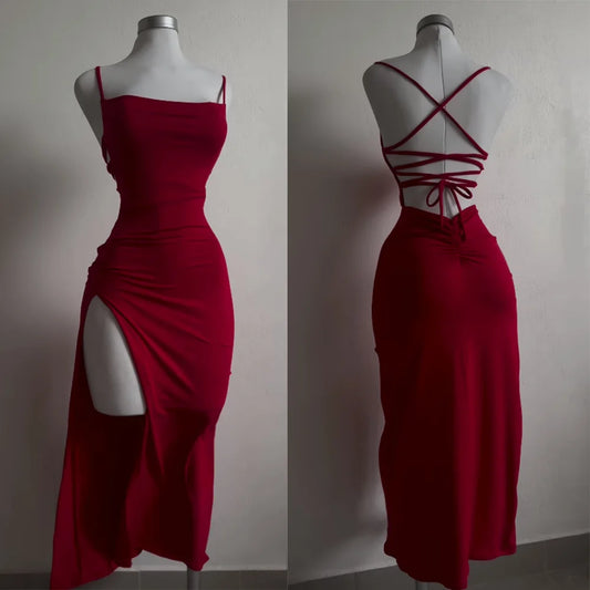 Vestido elegante de moda para mujer,